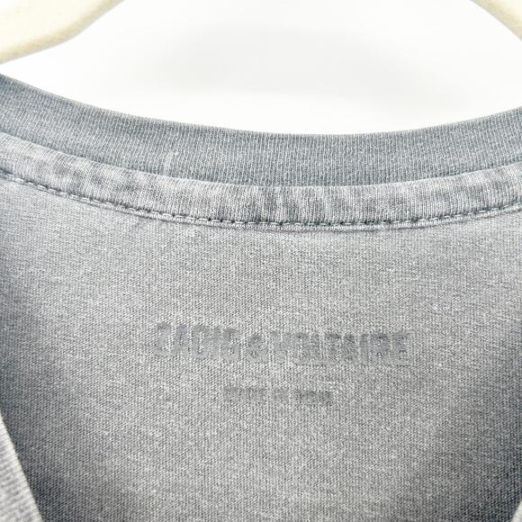 Zadig & Voltaire Womens Streetwear Punk Zoe Core‎ Love Strass Graphic T-Shirt S - Picture 4 of 7